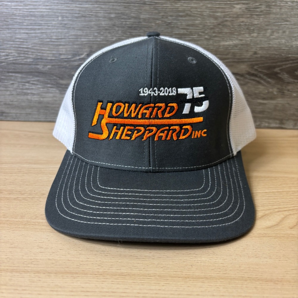 Howard Sheppard Hat Cap Snap Back Gray Outdoors Adjustable